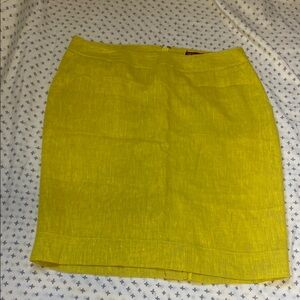 Merona Gold Knee-Length Pencil Skirt for Work